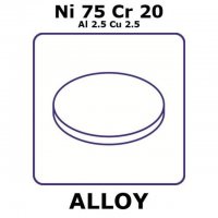 Evanohm� - precision resistance alloy, Ni75Cr20Al2.5Cu2.5 