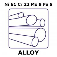 Inconel� 625 - corrosion resistant alloy, Ni61Cr22Mo9Fe5 GF61553022-1EA