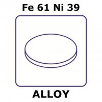 Iron-Nickel alloy, Fe61Ni39 