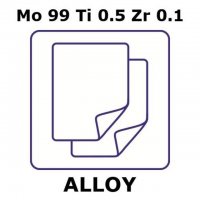 Molybdenum high temperature alloy tzm, Mo99Ti0.5Zr0.1 GF33810623-1EA