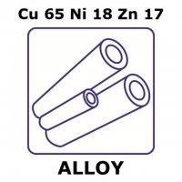 Nickel silver (18) alloy, Cu65Ni18Zn17 