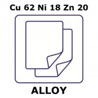 Nickel silver alloy, Cu62Ni18Zn20 GF06932291-1EA