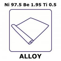Nickel-beryllium-titanium alloy, Ni97.5Be1.95Ti0.5 GF82001304-1EA