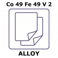 Permendur 49 alloy, Co49Fe49V2 GF64047832-1EA