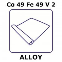 Permendur 49 alloy, Co49Fe49V2 GF64205502-1EA