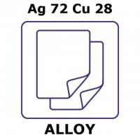 Silver-copper alloy, Ag72Cu28 GF31087526-1EA