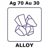 Silver-gold alloy, Ag70Au30 GF86619224-1EA
