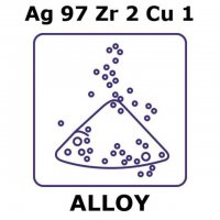 Silver-zirconium-copper alloy, Ag97Zr2Cu1 GF72847558-1EA