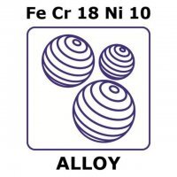 Stainless Steel - AISI 304 alloy, FeCr18Ni10 GF68763022-1EA