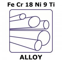 Stainless Steel - AISI 321 alloy, FeCr18Ni9Ti GF08023520-1EA