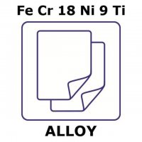 Stainless Steel - AISI 321 alloy, FeCr18Ni9Ti GF10524417-1EA