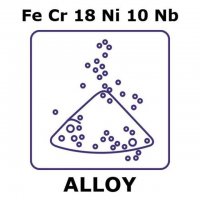 Stainless Steel - AISI 347 alloy, FeCr18Ni10Nb GF36444999-1EA