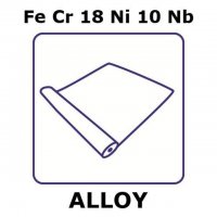Stainless Steel - AISI 347 alloy, FeCr18Ni10Nb GF82985428-1EA