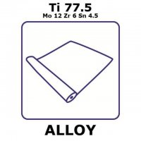 Titanium alloy beta 3, Ti77.5Mo12Zr6Sn4.5 GF72229440-1EA