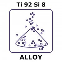 Titanium-silicon alloy, Ti92Si8 GF96848263-1EA