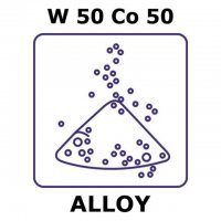 Tungsten-cobalt alloy, W50Co50 GF93532552-1EA