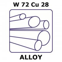 Tungsten-copper alloy, W72Cu28 GF22082655-1EA