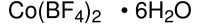 Cobalt(II) tetrafluoroborate hexahydrate 