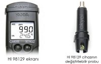 Комбитестер рН/электропроводности/температуры Hanna HI 98129, HI 98130