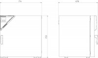 Сушильный шкаф Binder FD 115 (116л, 300°С, ветилятор) Avantgarde.Line 9010-0305