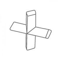 IKAFLON® 30 Set (5 Pcs) cross PTFE-coated Magnetic stirring bars 0004496800