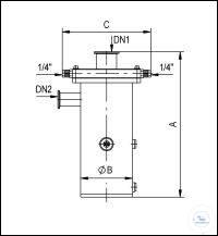 Welch Vacuum ������������, ����������� �����, ��� SKS 40/25 DN1 / DN2, ����������� ����������� 0,2 ... 700066