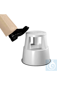 neoLab neoLab® альпинистское приспособление из металла с колесиками, светло-серый 2-2048