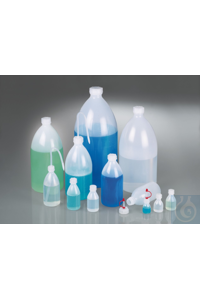 Burkle Бутылка с узким горлышком, LDPE трансп., 2000 мл, с крышкой 0302-2000