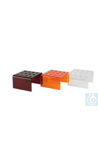 neoLab neoLabLine® вставка для 3 х 4 реакционных сосудов 1,5 мл, акриловый синий 2-5021