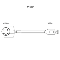 Кабель PT0084 Radwag WX-013-0036