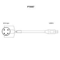 Кабель PT0087 Radwag WX-013-0038