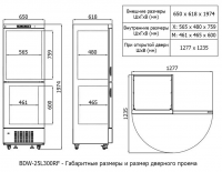 Комбинированный холодильник / морозильник BDW-25L300RF Being Instrument